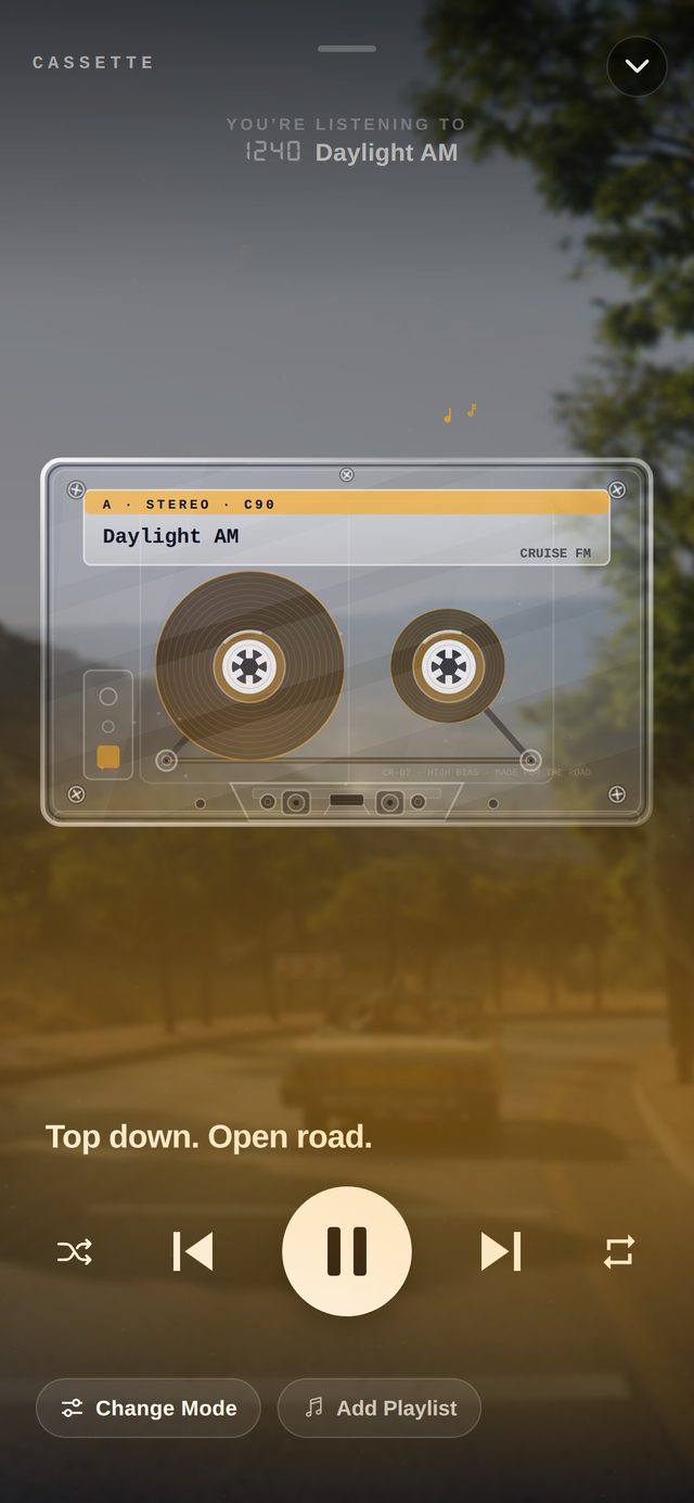 Cassette mode on Daylight AM